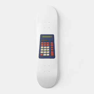 80's 90's Rekenmachine Wiskunde School Nostalgie Skateboard