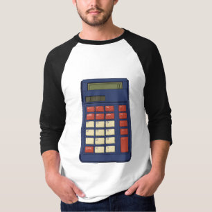 80's 90's Rekenmachine Wiskunde School Nostalgie T-shirt
