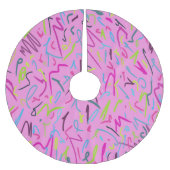 80s afdrukken in roze kerstboom rok (Voorkant)