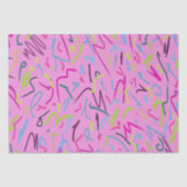 80s  afdrukken in roze tissuepapier (Voorkant)