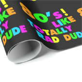 '80's als Rad Man Neon' Cadeaupapier (Rol Hoek)
