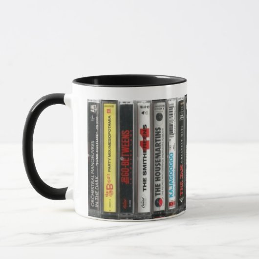 80's Alt rock Cassette Mug Mok (Links)