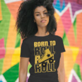 80s Born to roll Sakters zwart T-shirt