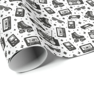 80's cadeaupapier