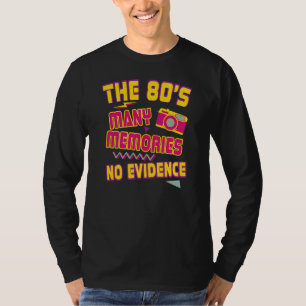 80s Camera Memories Retro  Nostalgie T-shirt