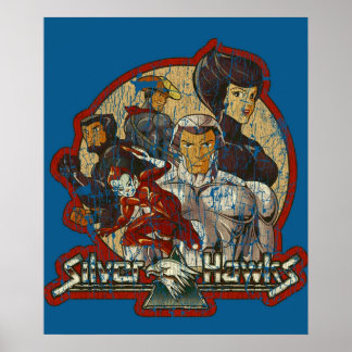 80s Cartoon Classic SilverHawks De  Gang Poster