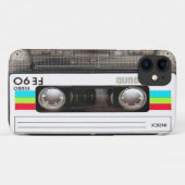 80s Cassettebandje Case-Mate iPhone Case (Achterkant (horizontaal))
