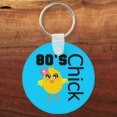 80's chick sleutelhanger (Voorkant)