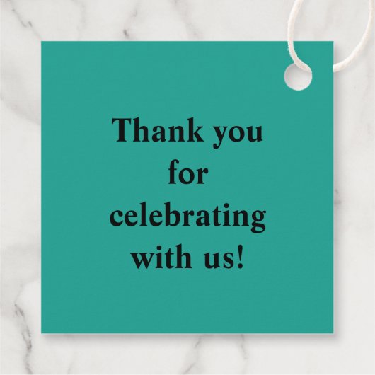 80s Collage Bedankjes Labels (Achterkant)