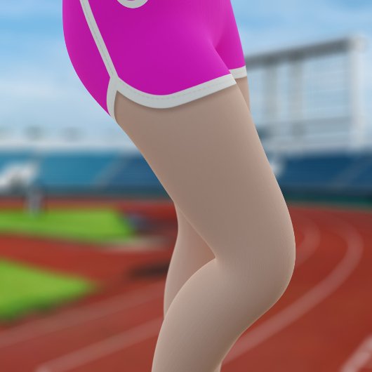 80s de sport rose avec courts Leggings