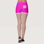 80s de sport rose avec courts Leggings (Dos)