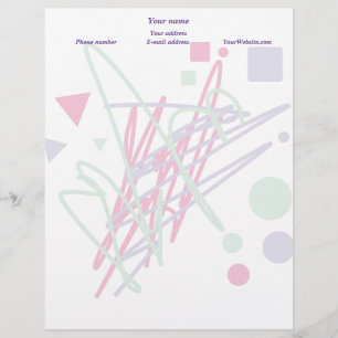 80s design tachtig  splash medley art briefhoofd sjabloon