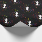 80s eenhoorn cadeaupapier (Hoek)