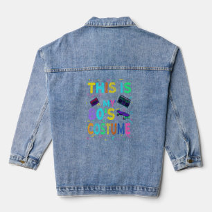 80s Fancy Dress Mannen Party Idea 80 Style Dit is Denim Jacket