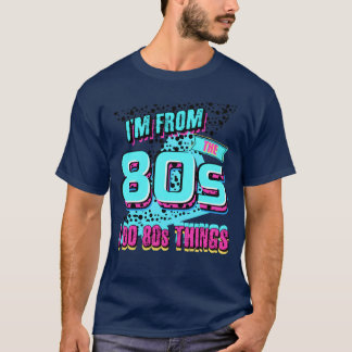 80s Feest 1980 grappig T-shirt
