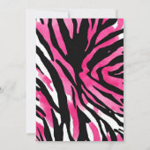 80's Feest kaart  Uitnodiging (Achterkant)