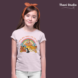 80s Flashback  Retro Verjaardagsfeestje Roze T-shirt