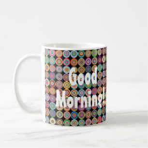 80s Funky Stijlvol, geavanceerd Fancy patroon Koffiemok