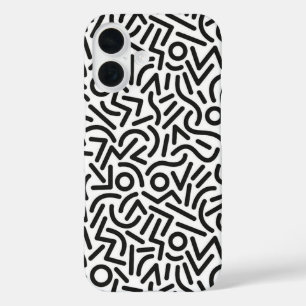 80s Graffiti Memphis Stijl Abstract Patroon Hoesje