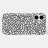 80s Graffiti Memphis Stijl Abstract Patroon Hoesje (Achterkant (horizontaal))