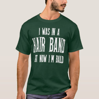 80s Hairband Oudere Kale Mannen Heavy Metal Music  T-shirt