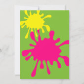 80s Halloween Uitnodiging (Achterkant)