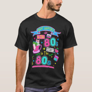 80s Idee voor vrouwelijke Rave Outfit & 80s Festiv T-shirt