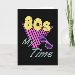 80s Jaren 80 Cadeau Retro Nostalgie Kaart