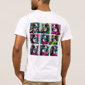 80s langharige Chihuahua T-shirt (Achterkant)