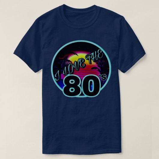 80s Love Classic T-Shirt Copy (Design devant)