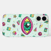 80s Memphis Retro Eye Case-Mate iPhone Case (Achterkant (horizontaal))