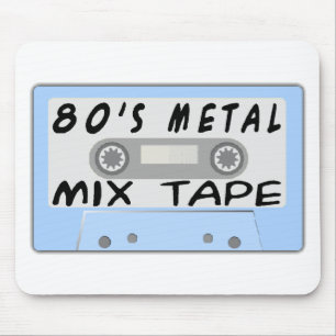 80s Metal Mix Tape Muismat