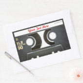 80s  Mix Tape B Side Rechthoekige Sticker (Envelop)