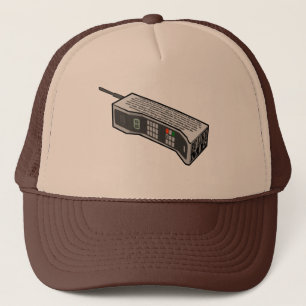 80s mobiel met tekst trucker pet