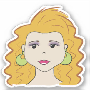 80s mode sticker