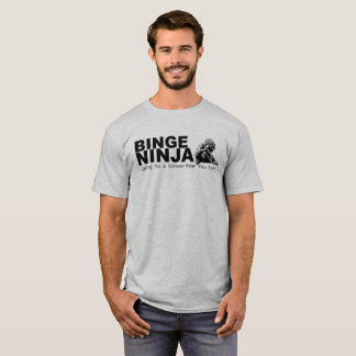 80s  Movie Binge Watching Street Ninja T-shirt