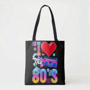80s Music Radio Love Aighties Disco Draagtas