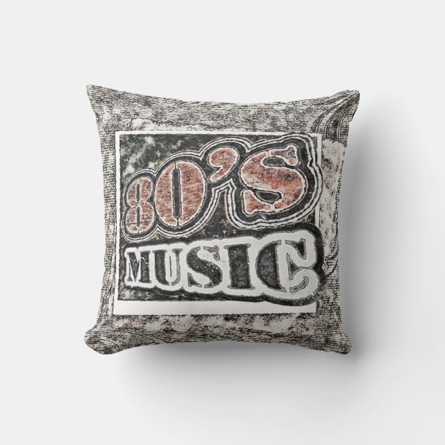  80's Muziek - Kussen (Voorkant)