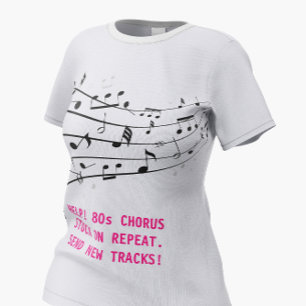 🎵 80s Muziekverslaafde - Hilarische Nostalgie T-shirt