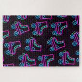 80s Neon Roller-schaatsen Legpuzzel (Horizontaal)