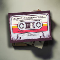 80s Nostalgia Cassettebandje Mix Fun 50e Verjaarda