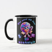 80s Nostalgia Groove Coffee Mug Mok (Links)