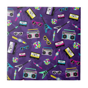 80's ontwerp tegeltje