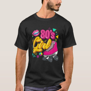 80S Partij Theme Party Outfit Costume  Retro T-shirt