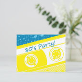 80s Party Briefkaart (Staand voorkant)