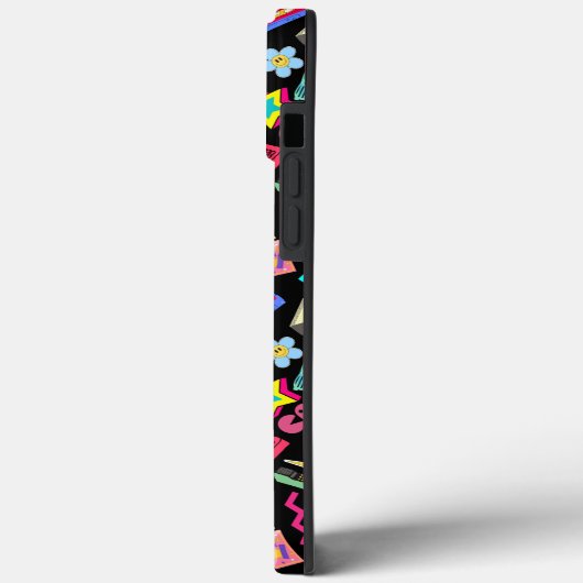  80's Pattern 01.w Case-Mate iPhone Case (Achterkant / Links)