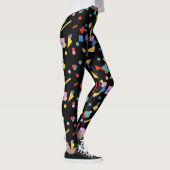 80s pop geometrische vormen leggings (Rechts)