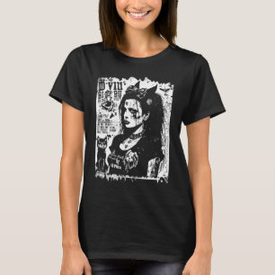80's Punk Gothic voor handel Foto van Fanzine Flye T-shirt