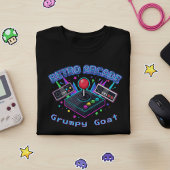 80s Retro Arcade Customizable Gamer T-shirt