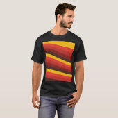 80s Retro Colors Palette Blue T-shirt (Voorkant volledig)